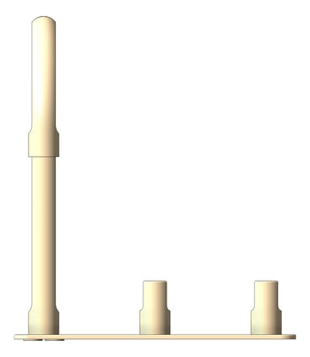 Front Image of TapSet Basin FaucetStrommen FiguraForm DeckMount