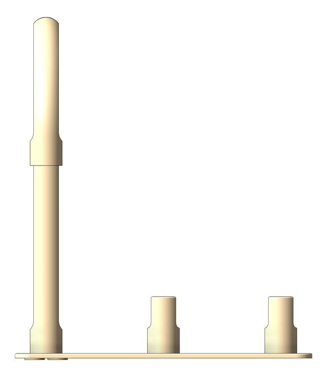 Front Image of TapSet Basin FaucetStrommen FiguraForm DeckMount