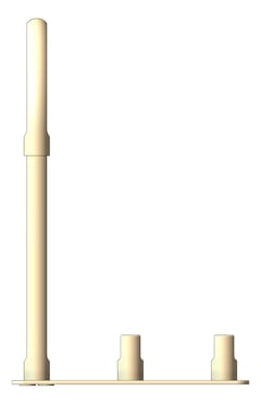 Front Image of TapSet Basin FaucetStrommen FiguraForm DeckMount Tall