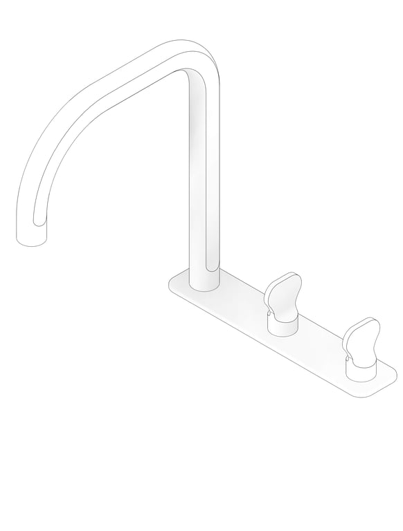 3D Documentation Image of TapSet Basin FaucetStrommen FiguraKey DeckMount