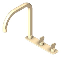 3D Shaded Image of TapSet Basin FaucetStrommen FiguraKey DeckMount