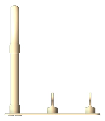 Front Image of TapSet Basin FaucetStrommen FiguraKey DeckMount
