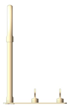 Front Image of TapSet Basin FaucetStrommen FiguraKey DeckMount Tall