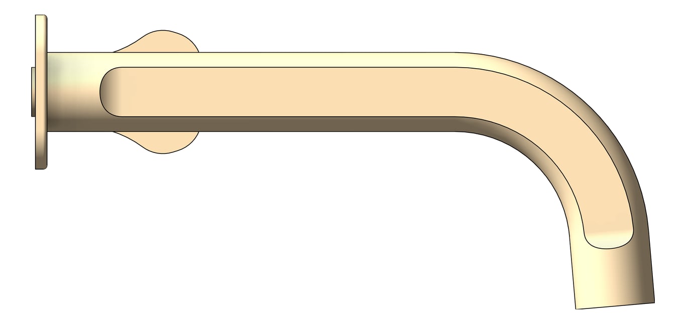 Left Image of TapSet Basin FaucetStrommen FiguraKey Wall 150