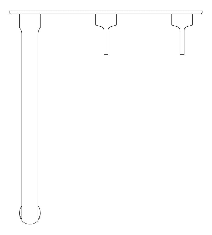 Plan Image of TapSet Basin FaucetStrommen FiguraKey Wall 200