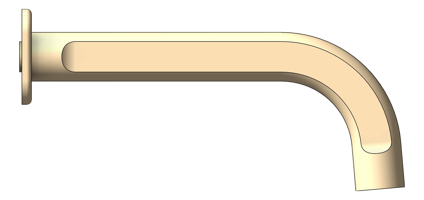 Left Image of TapSet Bath FaucetStrommen FiguraForm Wall 150