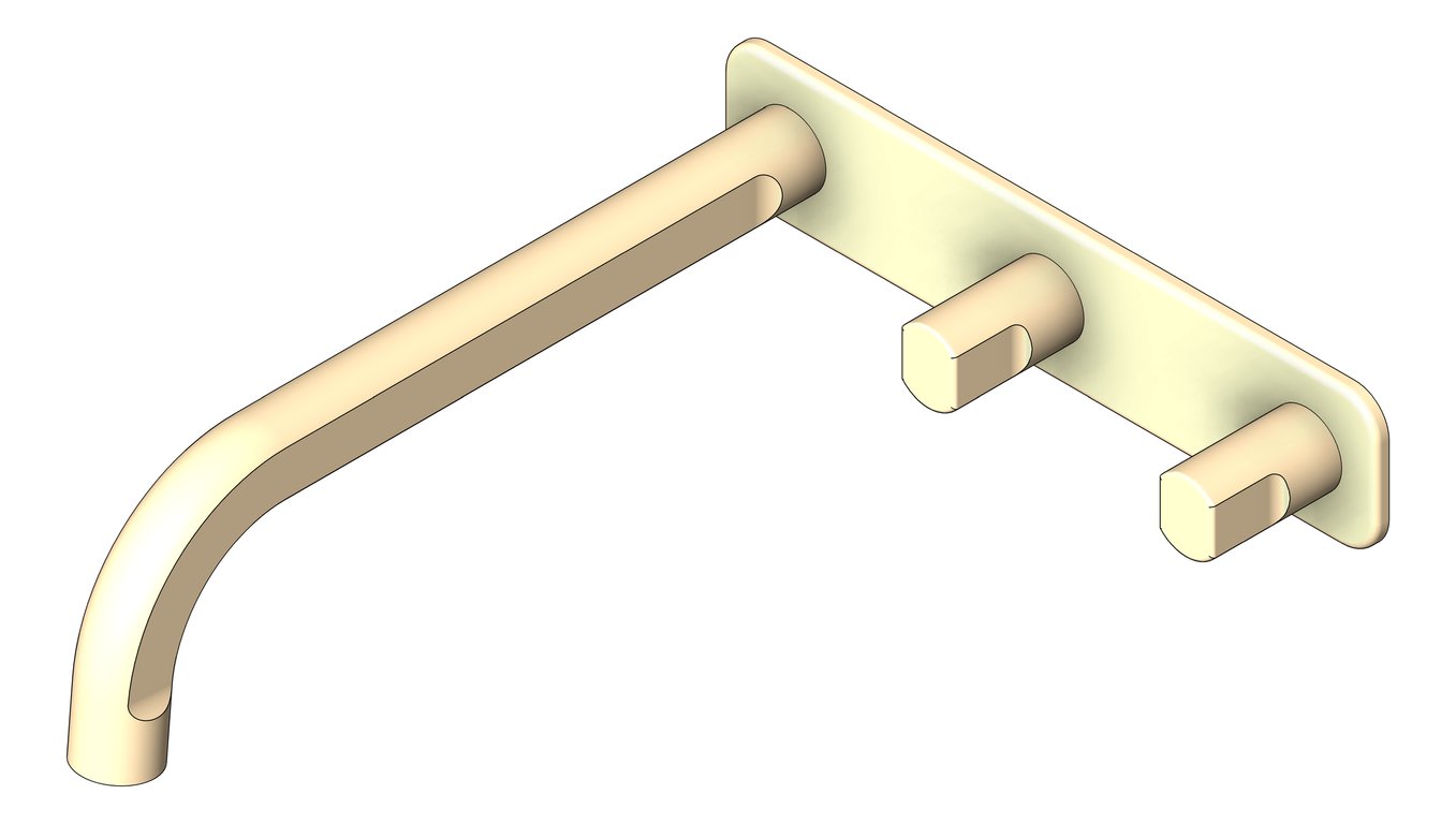 Navigate to TapSet Bath FaucetStrommen FiguraForm Wall 200