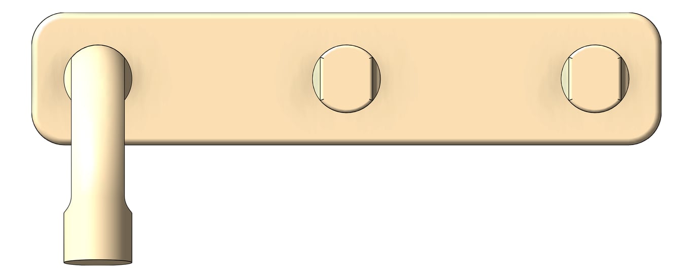 Front Image of TapSet Bath FaucetStrommen FiguraForm Wall 200