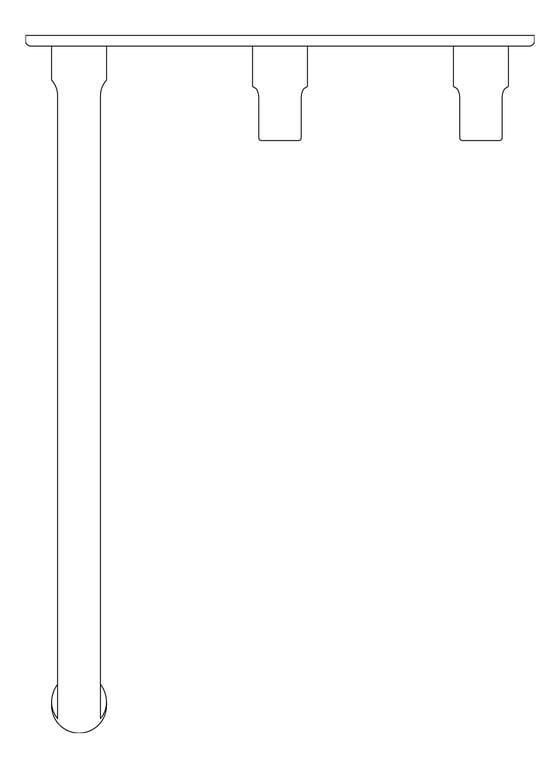 Plan Image of TapSet Bath FaucetStrommen FiguraForm Wall 250