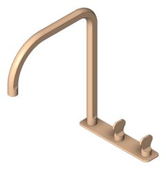 3D Shaded Image of TapSet DeckMount FaucetStrommen FiguraKey Spa