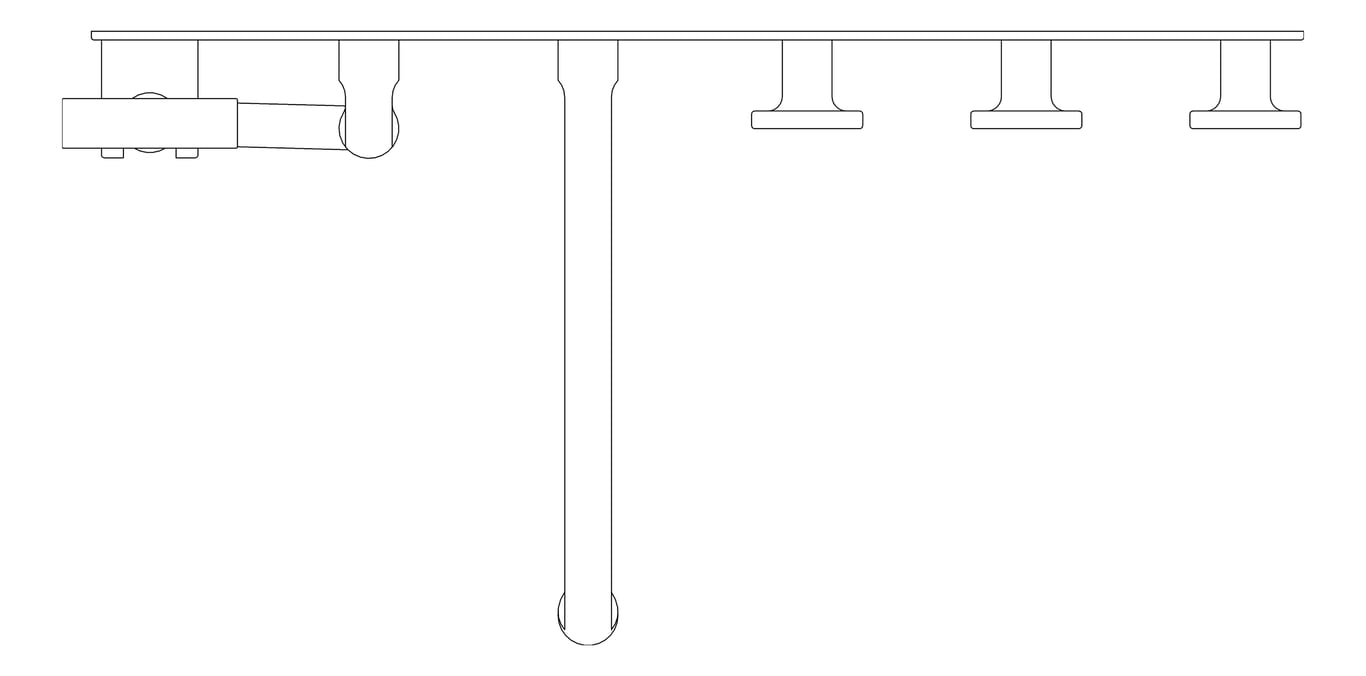 Plan Image of TapSet Shower FaucetStrommen FiguraDisc Wall Bath 200