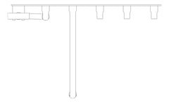 Plan Image of TapSet Shower FaucetStrommen FiguraForm Wall Bath 250