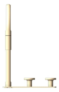 Front Image of TapSet Sink FaucetStrommen FiguraDisc DeckMount PullOutSpray