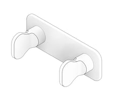 3D Documentation Image of TapSet Wall FaucetStrommen FiguraKey