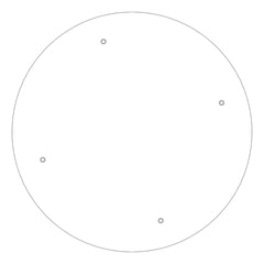 Plan Image of Shower Ceiling FaucetStrommen Atico Round