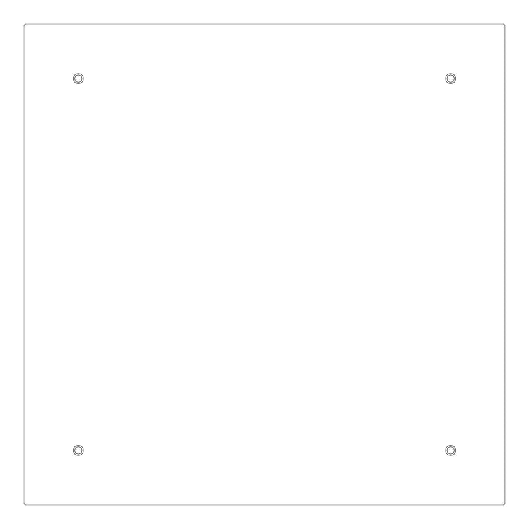 Plan Image of Shower Ceiling FaucetStrommen Atico Square