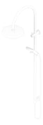 3D Documentation Image of Shower Dual FaucetStrommen Pegasi Curve 900