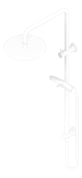 3D Documentation Image of Shower Dual FaucetStrommen Pegasi Square 600
