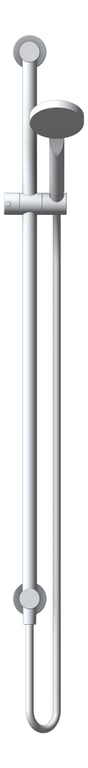 Front Image of Shower Rail FaucetStrommen Pegasi HandHeld Round 900