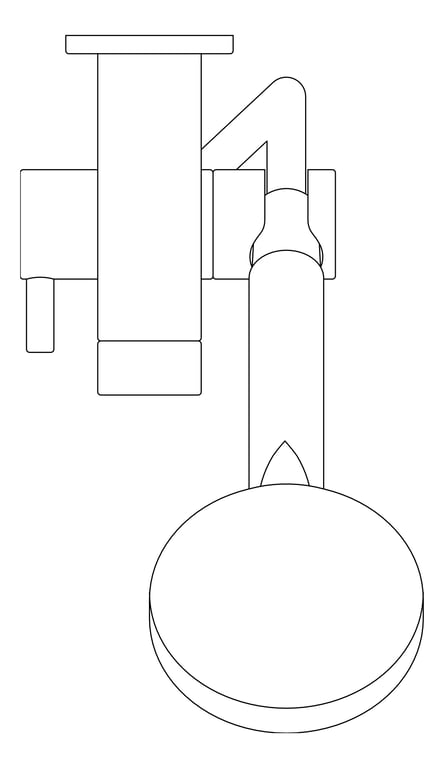 Plan Image of Shower Rail FaucetStrommen Pegasi HandHeld Round 900