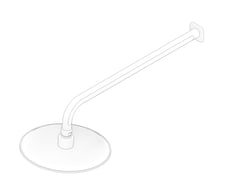 3D Documentation Image of Shower Wall FaucetStrommen Figura Arm