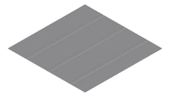 3D Presentation Image of Metal SheetCladding Fielders Finesse Boulevard285 BasaltMatt