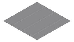 3D Presentation Image of Metal SheetCladding Fielders Finesse Boulevard285 Basalt