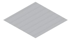 3D Presentation Image of Metal SheetCladding Fielders Finesse Boulevard285 BluegumMatt