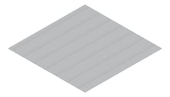 3D Presentation Image of Metal SheetCladding Fielders Finesse Boulevard285 Bluegum