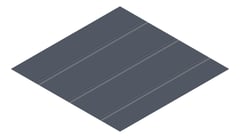 3D Presentation Image of Metal SheetCladding Fielders Finesse Boulevard285 Ironstone