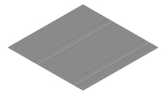 3D Presentation Image of Metal SheetCladding Fielders Finesse Boulevard485 BasaltMatt