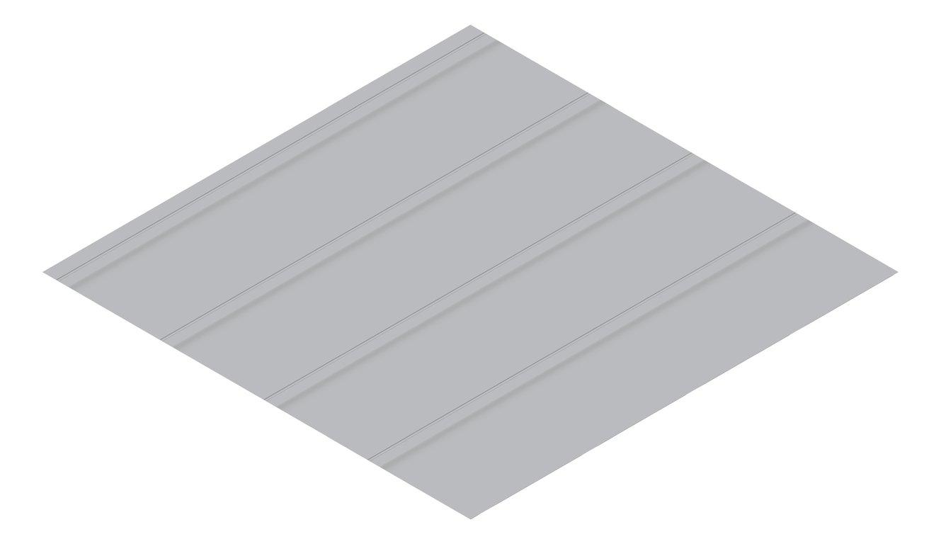 3D Presentation Image of Metal SheetCladding Fielders Finesse Boulevard485 BluegumMatt