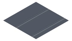 3D Presentation Image of Metal SheetCladding Fielders Finesse Boulevard485 Ironstone