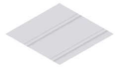 3D Presentation Image of Metal SheetCladding Fielders Finesse Boulevard485 ZincalumeSteel