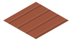 3D Presentation Image of Metal SheetCladding Fielders Finesse Cadence265 Aries