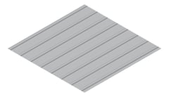 3D Presentation Image of Metal SheetCladding Fielders Finesse Cadence265 BluegumMatt