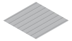 3D Presentation Image of Metal SheetCladding Fielders Finesse Cadence265 Bluegum