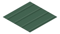 3D Presentation Image of Metal SheetCladding Fielders Finesse Cadence265 CottageGreen