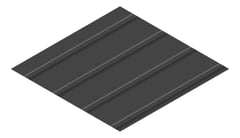 3D Presentation Image of Metal SheetCladding Fielders Finesse Cadence265 Monument