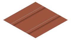 3D Presentation Image of Metal SheetCladding Fielders Finesse Cadence465 Aries