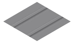 3D Presentation Image of Metal SheetCladding Fielders Finesse Cadence465 Basalt