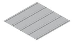 3D Presentation Image of Metal SheetCladding Fielders Finesse Cadence465 BluegumMatt