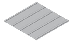 3D Presentation Image of Metal SheetCladding Fielders Finesse Cadence465 Bluegum