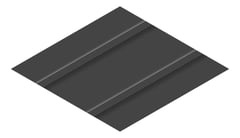 3D Presentation Image of Metal SheetCladding Fielders Finesse Cadence465 MonumentMatt