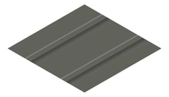 3D Presentation Image of Metal SheetCladding Fielders Finesse Cadence465 WoodlandGrey