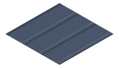 3D Presentation Image of Metal SheetCladding Fielders Finesse Grandeur325 DeepOcean