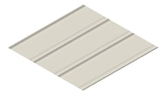 3D Presentation Image of Metal SheetCladding Fielders Finesse Grandeur325 Dune