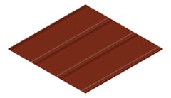 3D Presentation Image of Metal SheetCladding Fielders Finesse Grandeur325 ManorRed