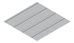 3D Presentation Image of Metal SheetCladding Fielders Finesse Grandeur525 Bluegum