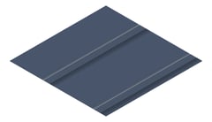 3D Presentation Image of Metal SheetCladding Fielders Finesse Grandeur525 DeepOcean